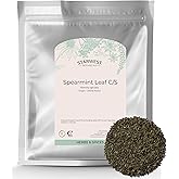 Starwest Botanicals Spearmint Leaves - Loose Leaf Herb for Tea, Dried Spearmint Leaf for Herbal Blends, Cut & Sifted, Certified Kosher - Bulk 1 lb Bag