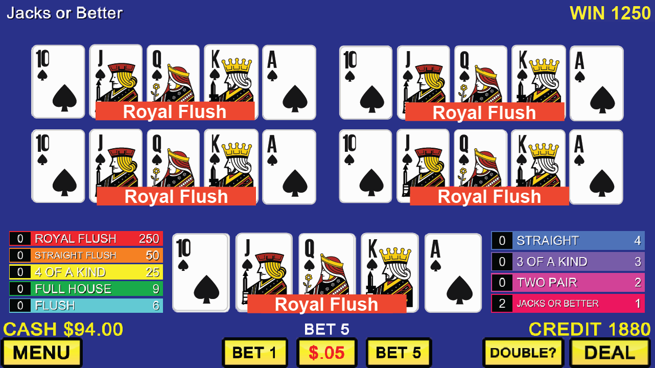 Multi Video Poker Multi Hand Casino Games FREE Amazon.ca Appstore