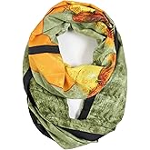 Scarfand's Mixed Colors Oil Paint Versatile Lightweight Fashion Infinity Scarves Head Wrap