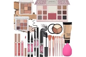 KAVCENT Makeup Set for Teens Makeup Kit for Women Full Kit Eyeshadow Foundation Makeup Kits for Teenagers 14-16 Makeup Gift Set for Women Teen Girls