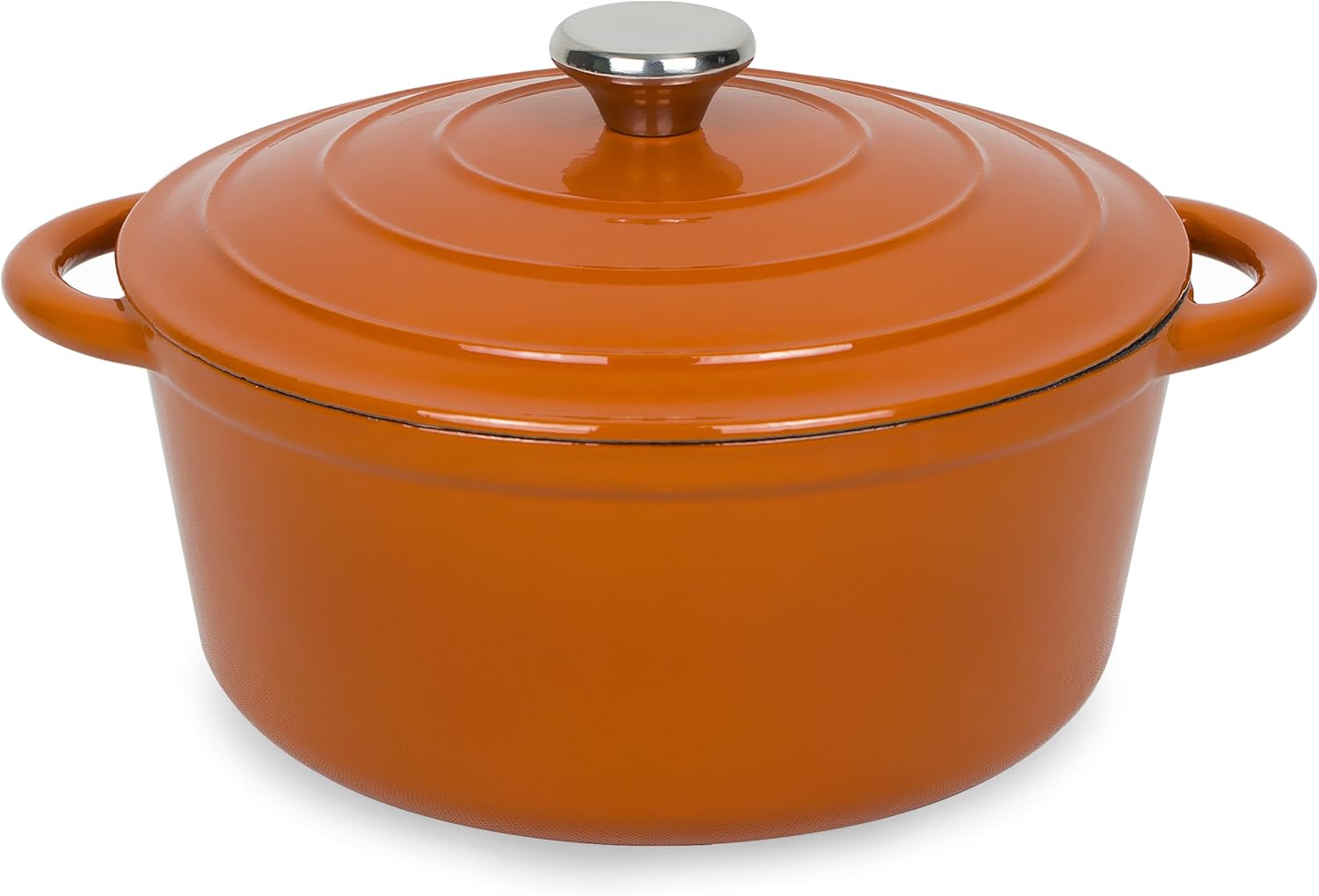AIDEA Dutch Oven Enameled Cast Iron Round, Bread Baking Pot with Lid & 5Quart