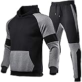 HHGKED Men's Track Suits 2 Piece Set Active Jogging Suits Long Sleeve Sweatsuits Casual Outfits