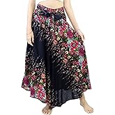 Long Skirts for Women | 2-in-1 Boho Dress & Floral Maxi Skirt for Bohemian Festivals, Vacation & Casual wear