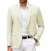 COOFANDY Mens Casual Blazer Slim Fit Suit Jacket Lightweight Knit Sport Coat Two Button Blazer Jacket
