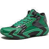 SHAQ Devastator 2.0 High Top Basketball Shoes for Men, Indoor or Outdoor Court Basketball Mens Sneakers - Black, White, Green or Blue Size 8 to 13
