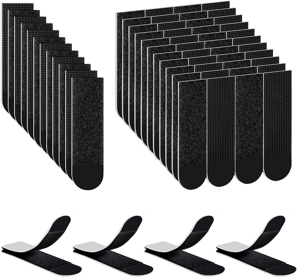 Ainiv 32-Pairs 64 Strips Adhesive Picture Hanging Strips Medium 69x19mm