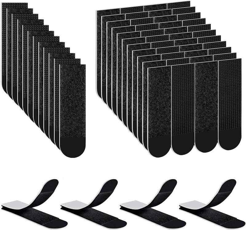 Ainiv 32-Pairs 64 Strips Adhesive Picture Hanging Strips Medium 69x19mm