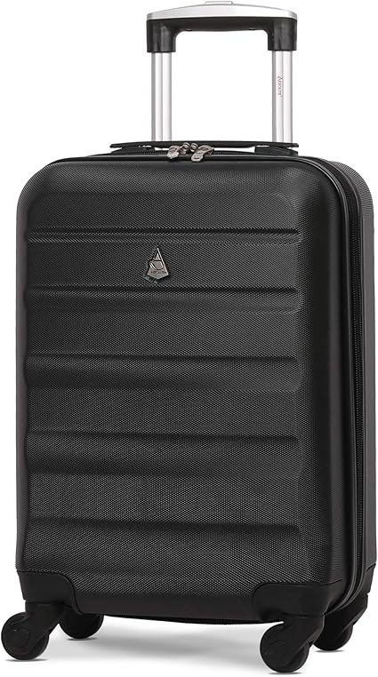 Aerolite Lightweight 55cm Hard Shell 4 Wheel Travel Carry On Hand