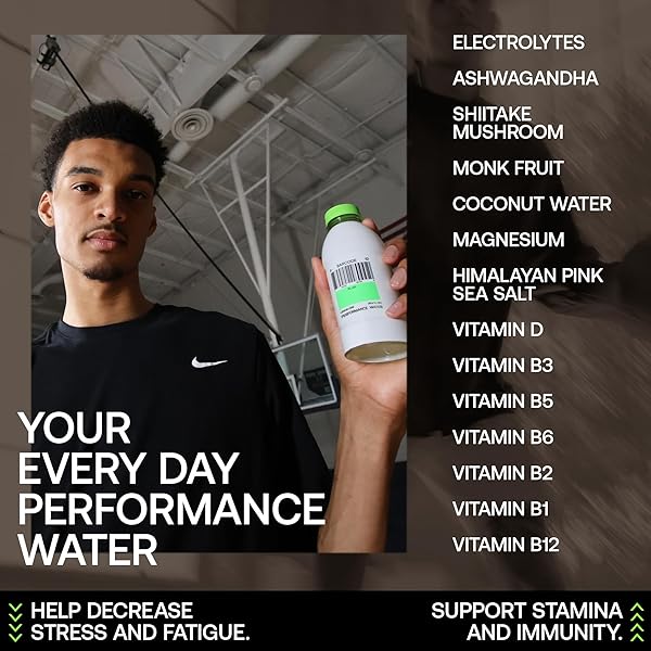 BARCODE PREMIUM SPORTS HYDRATION DRINK – NO ADDED SUGAR – ADAPTOGEN DRINK WITH ELECTROLYTES, BLACK CHERRY, 12 PACK – PLANT-BASED BEVERAGE – 12 VITAMINS & MINERALS – ASHWAGANDHA & MAGNESIUM