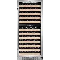 Whynter BWR-0922DZ 92 Built-in or Freestanding Stainless Steel Dual Zone Compressor Large Capacity Wine Refrigerator…