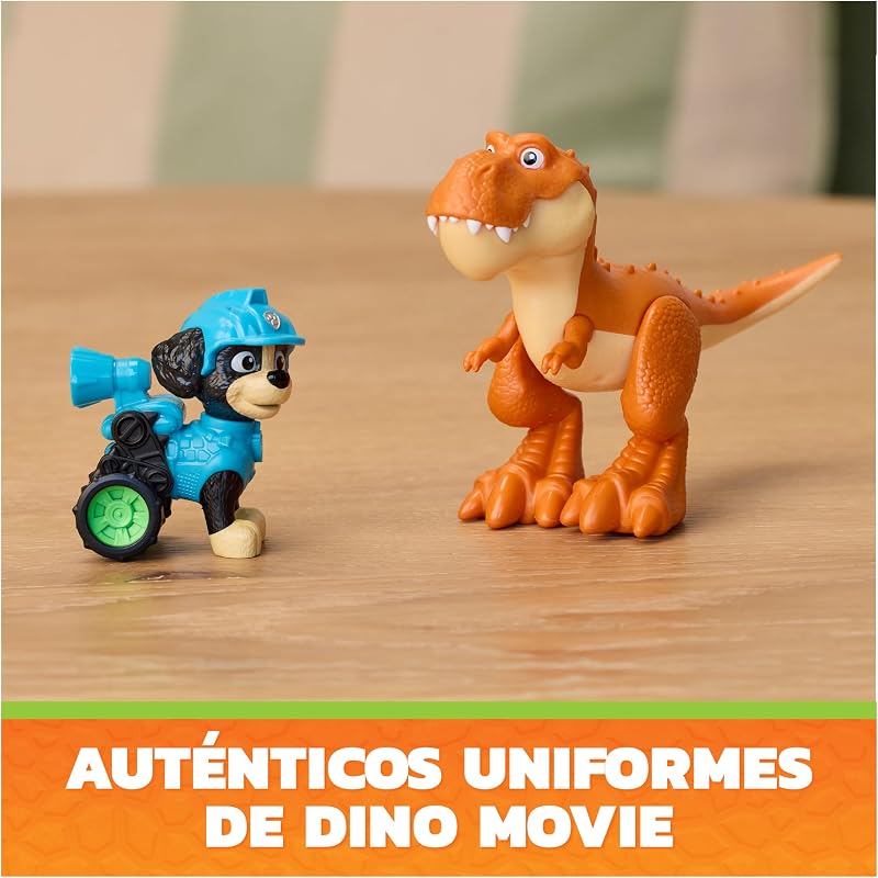 : The Dino Movie, Set de Aventuras con Dinosaurios, colecciona 6 Figuras de acción, como Ryder, Rex y el T. Rex Timmy, Juguetes para niños y niñas preescolares, a Partir de 3 años