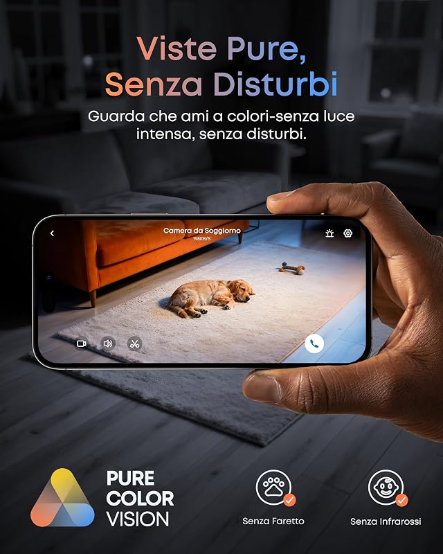 eufyCam C35 Telecamere Wireless per Int/Est, Montaggio Magnetico, Vista Notturna a Colori, Memoria Locale, Nessun Costo Mensile, IP67, Riconoscimento Viso, Supporto Pannello FV, Bianco