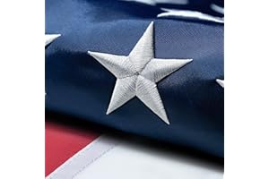 MVPRING American Flag 3x5 FT Outdoor, Heavy Duty High Wind US Flag, Embroidered Stars, Sewn Stripes, Brass Grommets, Indestructible Tough USA Flags Suitable for Outside