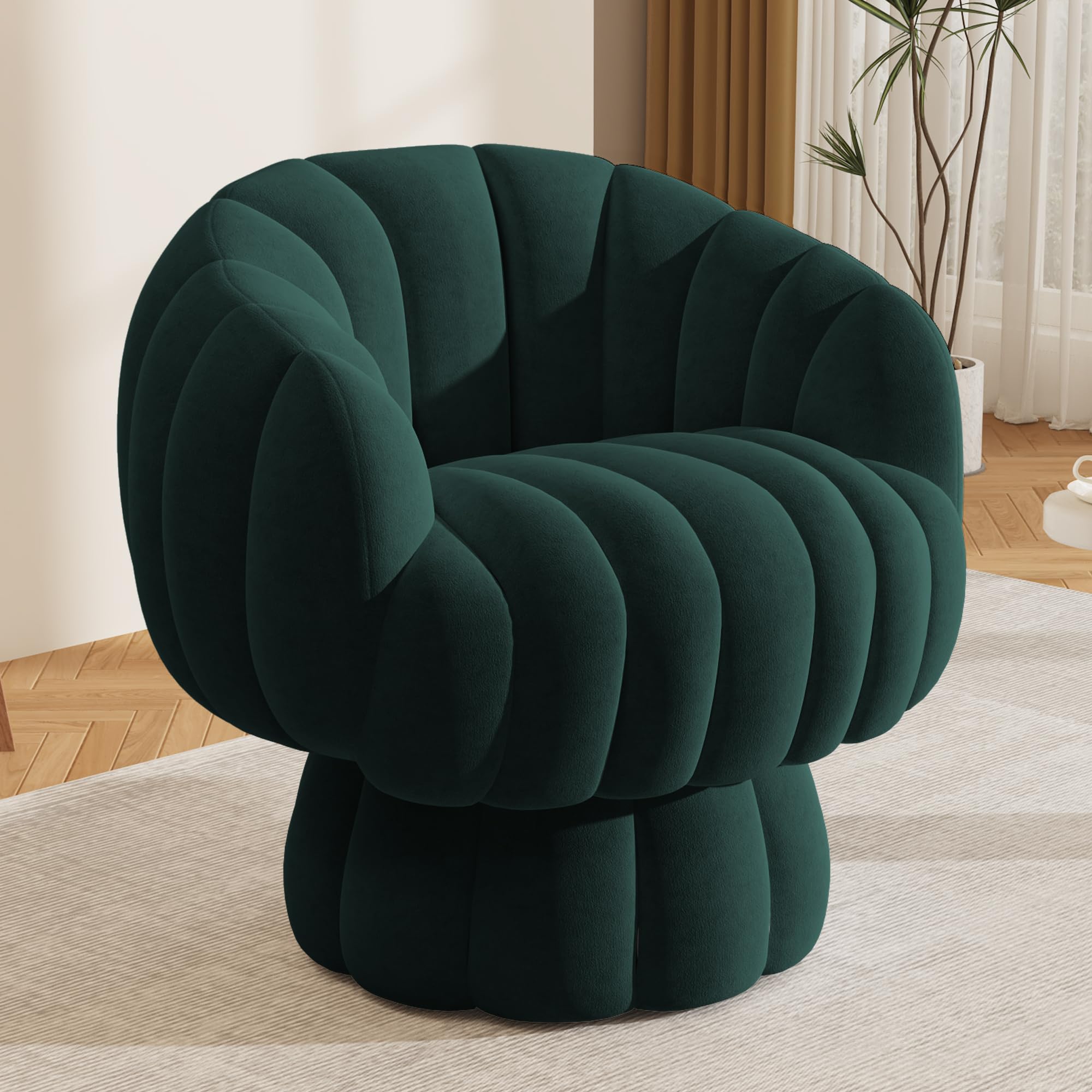 Mistpople Mid Century Modern 360 Degree Barrel