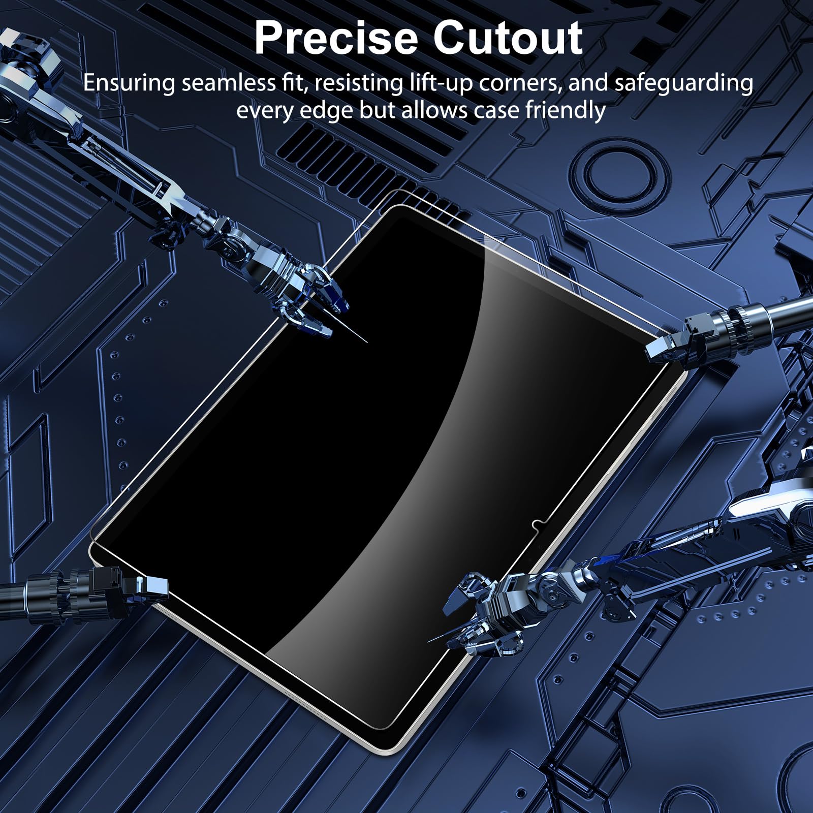 SPARIN Screen Protector for Samsung Galaxy Tab S10 Plus/S9 Plus/S9 FE Plus/S7 FE 5G/S8+ 12.4 Inch, HD Tempered Glass for galaxy Tablet S10+, Anti-Scratch, High Response -2 Pack