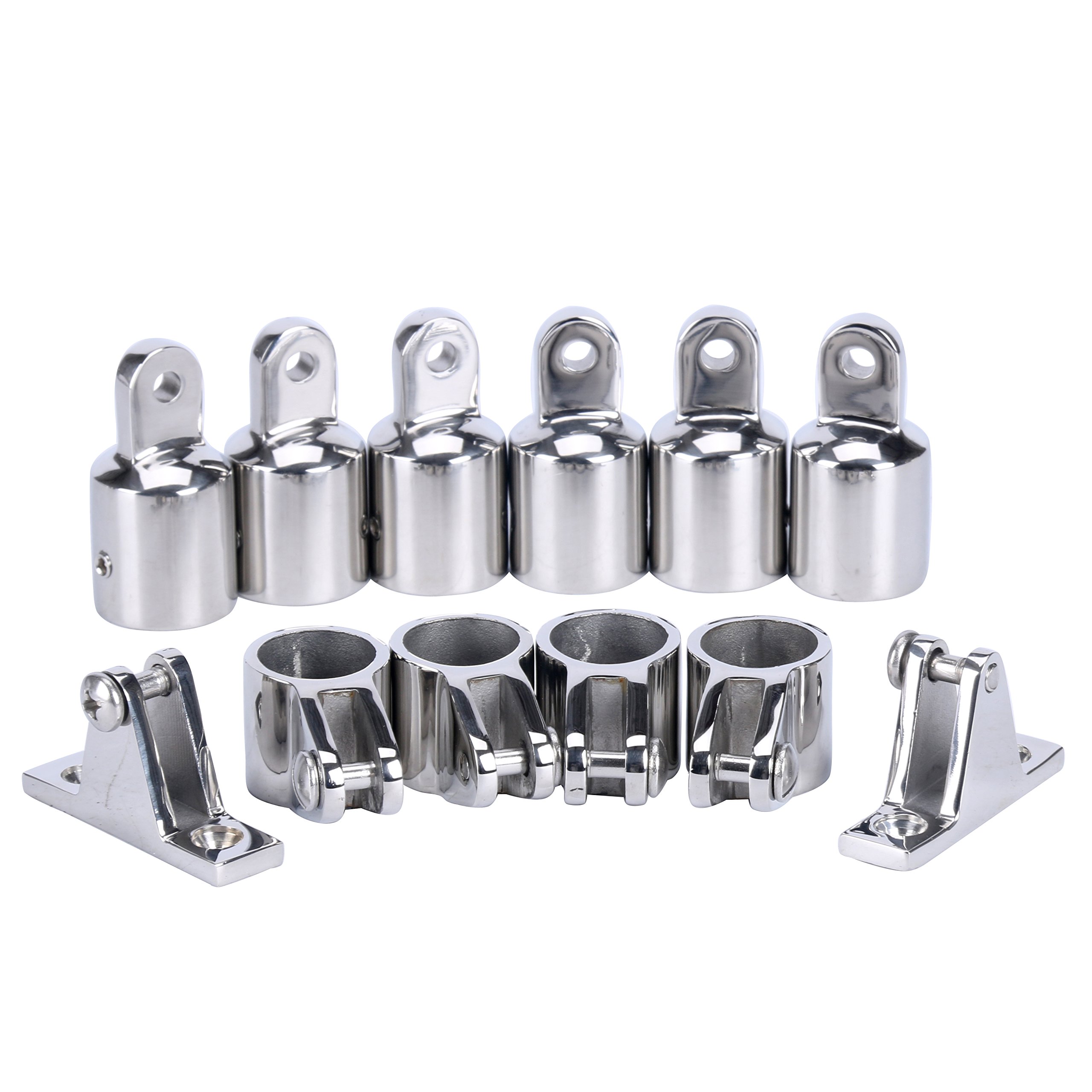 Amarine Made 3 Bow Bimini Top Fittings Fit 7/8" ， Bimini Top