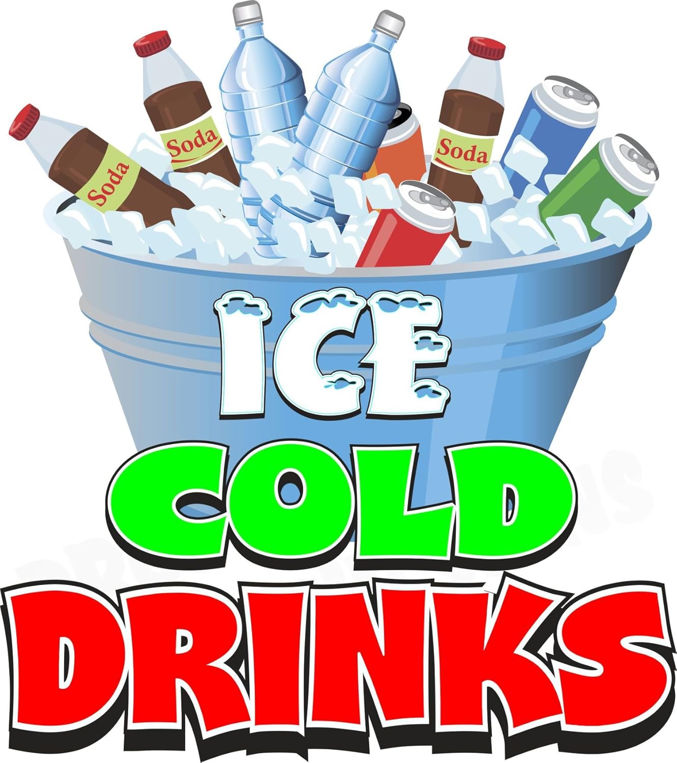 Amazon Com Harbour Signs Ice Cold Drinks Concession Restaurant