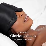 Drowsy Silk Sleep Mask Face-Hugging Padded Silk Cocoon Black Jade view 6