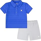 Hurley baby-boys And Toddler Boys' Polo and Shorts 2-piece Outfit Set