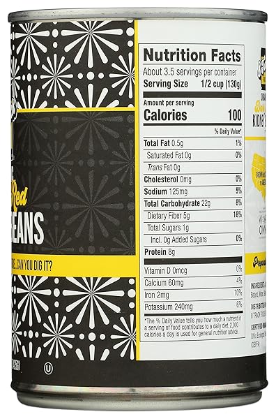 8 TRACK FOODS ORGANIC DARK RED KIDNEY BEANS, 15 OZ