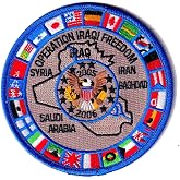 OIF Operation Iraqi Freedom Multi-National Force 2005-06 Collectible Novelty Patch