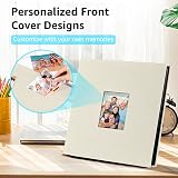 DazSpirit 6x4 Inch Photo Album 600 Photos Linen Cover Display Window view 3