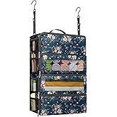Suitcase Organizer, Travel Luggage Organizer Hanging Shelves Packing Cube Closet/Collapsible Portable Travel Organizer for Carry-on
