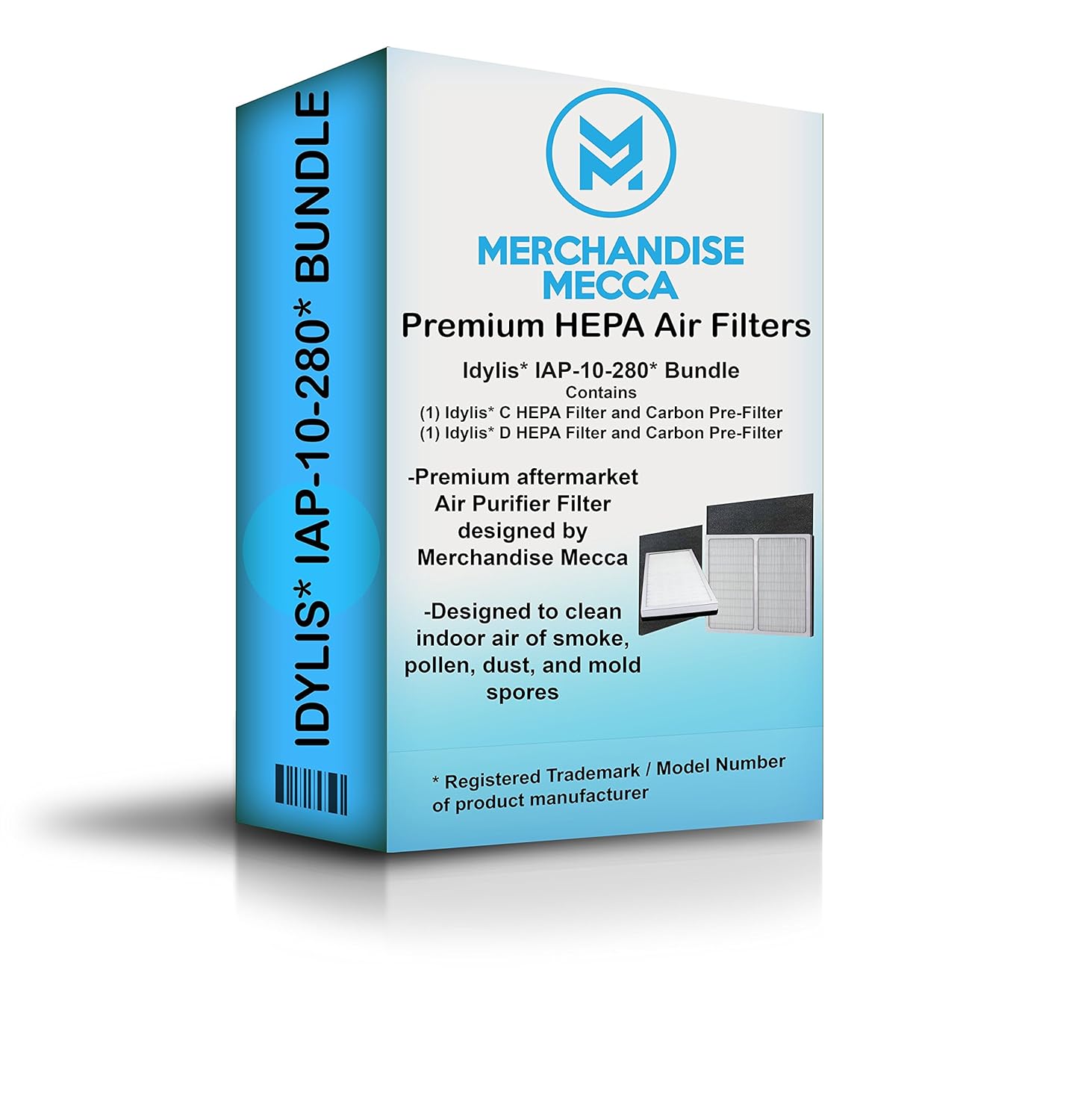 Amazon.com: Merchandise Mecca Idylis IAP-10-280 Refresh Bundle - Includes  Idylis C HEPA Filter and Pre-Filter, and Idylis D HEPA Filter and  Pre-Filter ...