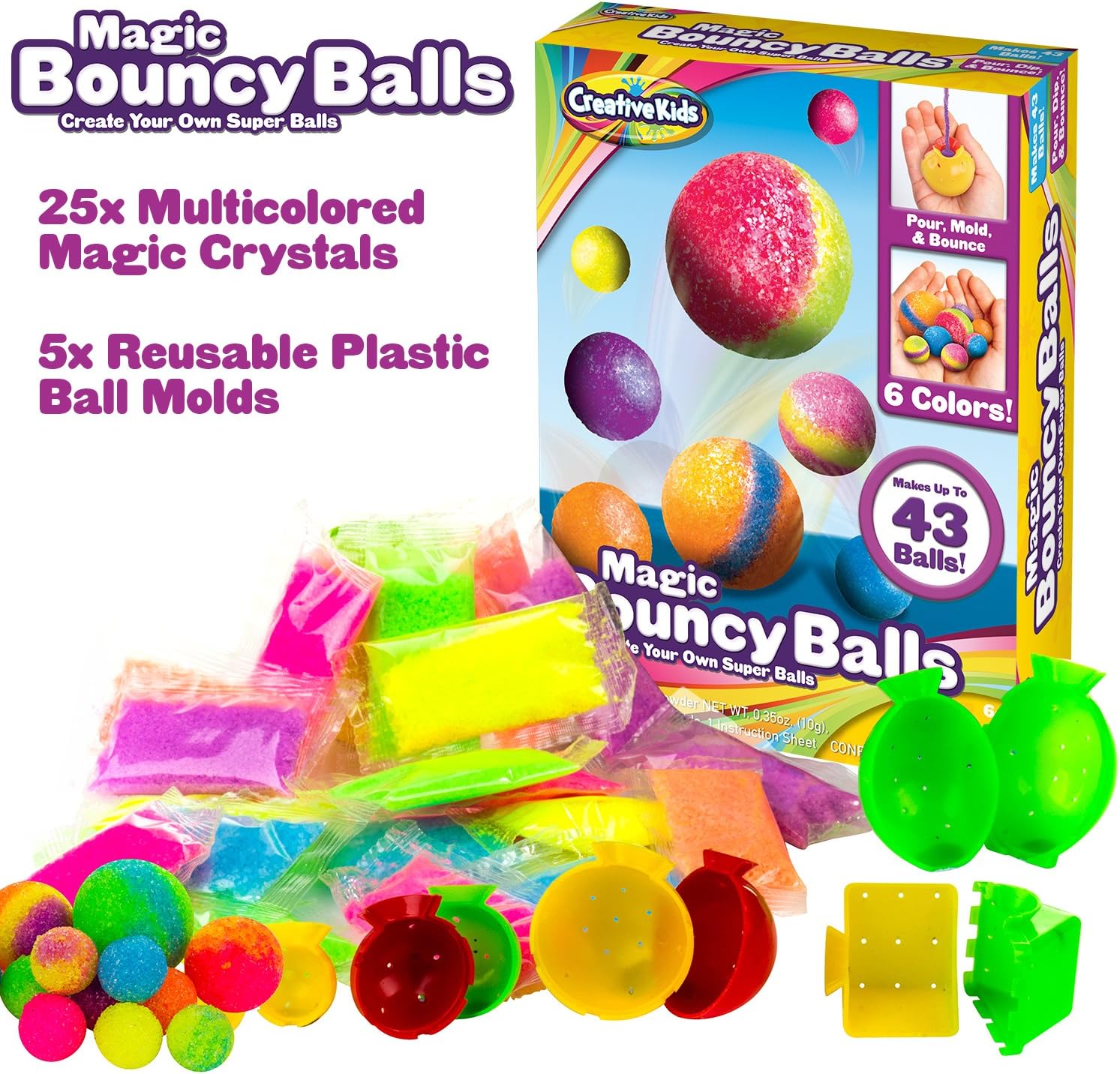 creative kids magic bouncy balls