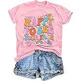 Teacher Shirts for Women Happy to See Your Face Tshirt Funny Back to School Teacher Gift Tee Tops