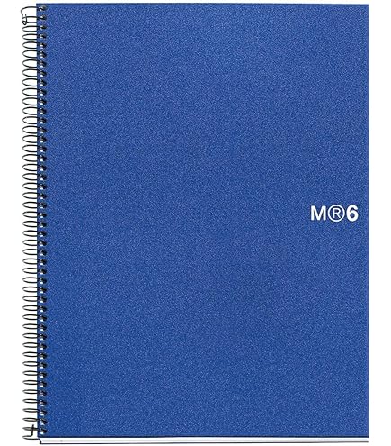 Amazon.com : Miquelrius A5 Wirebound Notebook, 6-Subject