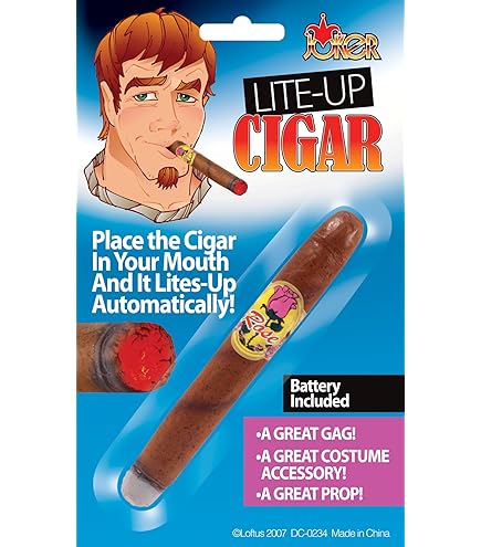 Amazon.com: 2PCS Funny Fake Cigarettes Fags Smoke Effect Lit End Joke Trick  Toy : Toys & Games