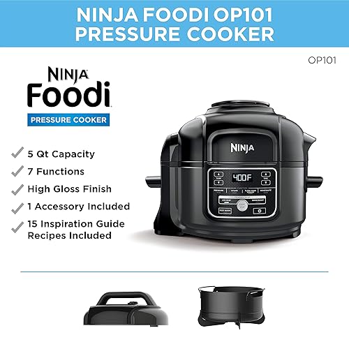 Ninja Foodi 7-in-1 Pressure, Slow Cooker, Air Fryer and More, with