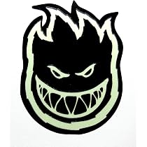 Amazon.com: VATH Spitfire Flame Head Glow in The Dark Sticker 