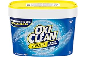 OxiClean All-Purpose Stain Remover Powder for Household, Laundry, Carpet, and Upholstery - Colour Safe, Chlorine Bleach Free,