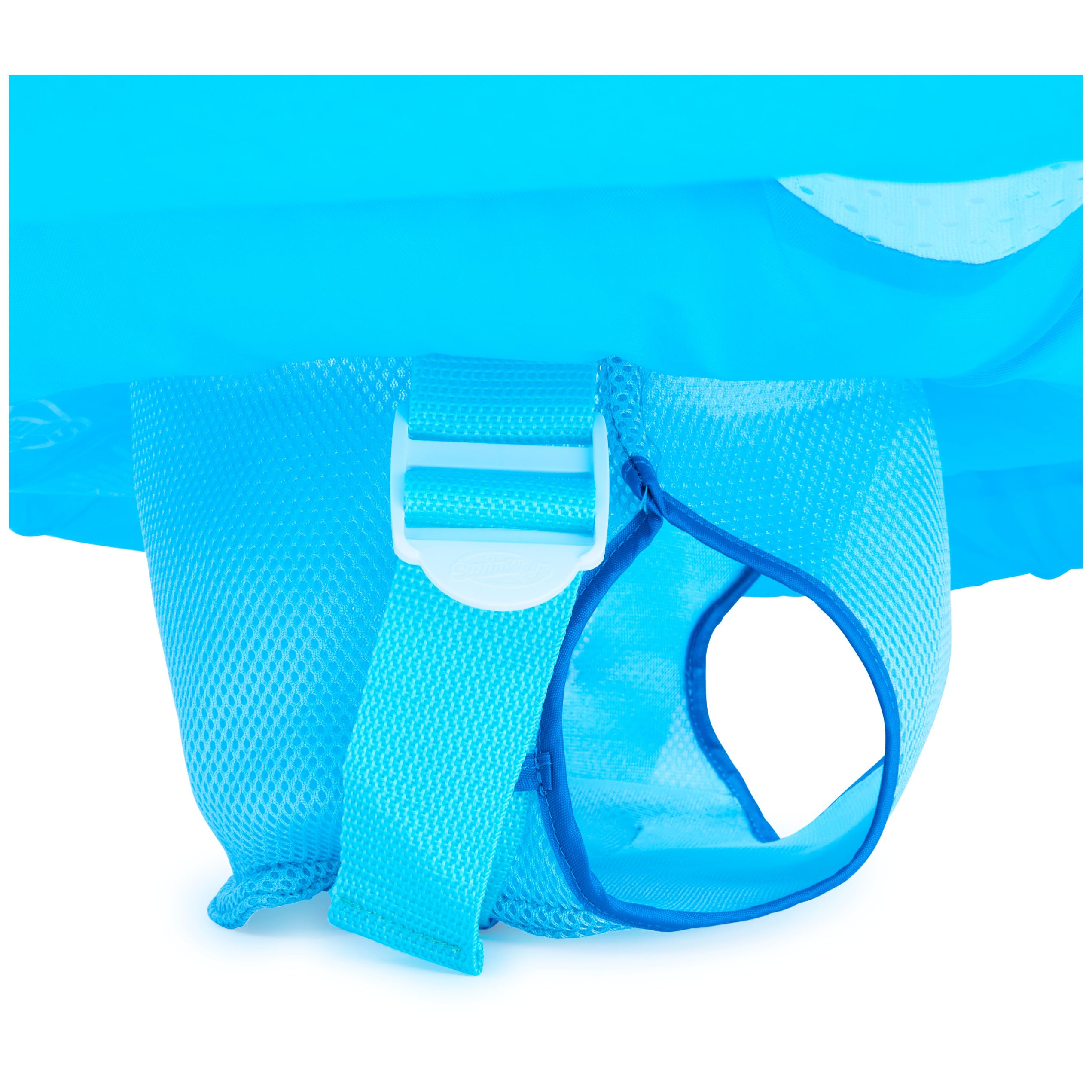 Swimways Ultra Baby Spring Float, Premium Inflatable Baby Pool Float with Sun Canopy, Fast Inflation & Carry Bag (9-24 Months), Mermaid Toys for Kids