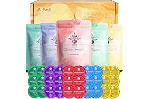 MR MIRYE Shower Steamers Aromatherapy, 30 Pack Shower Steamer for Women, Gifts for Women, Christmas Gifts Birthdays Gifts Shower Bombs with Eucalyptus Essential Oils Stress Relief and Self Care