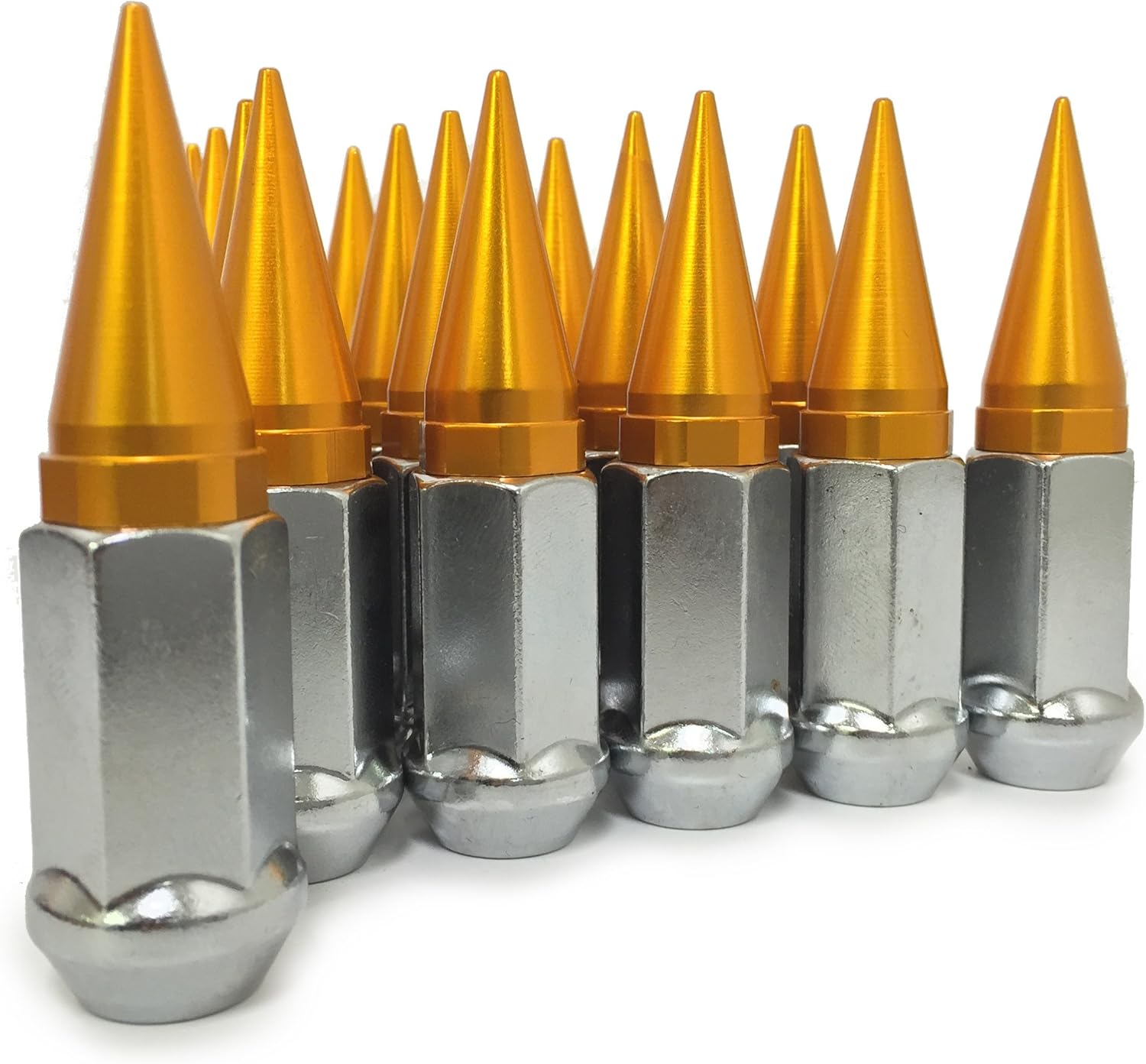 Spiked Lug Nuts Supreme Engineering Technologies 23 Orange Spike Lug