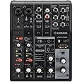 Yamaha AG06MK2 Black 6-Channel Live Streaming Loopback Mixer/USB Interface with Steinberg Software Suite
