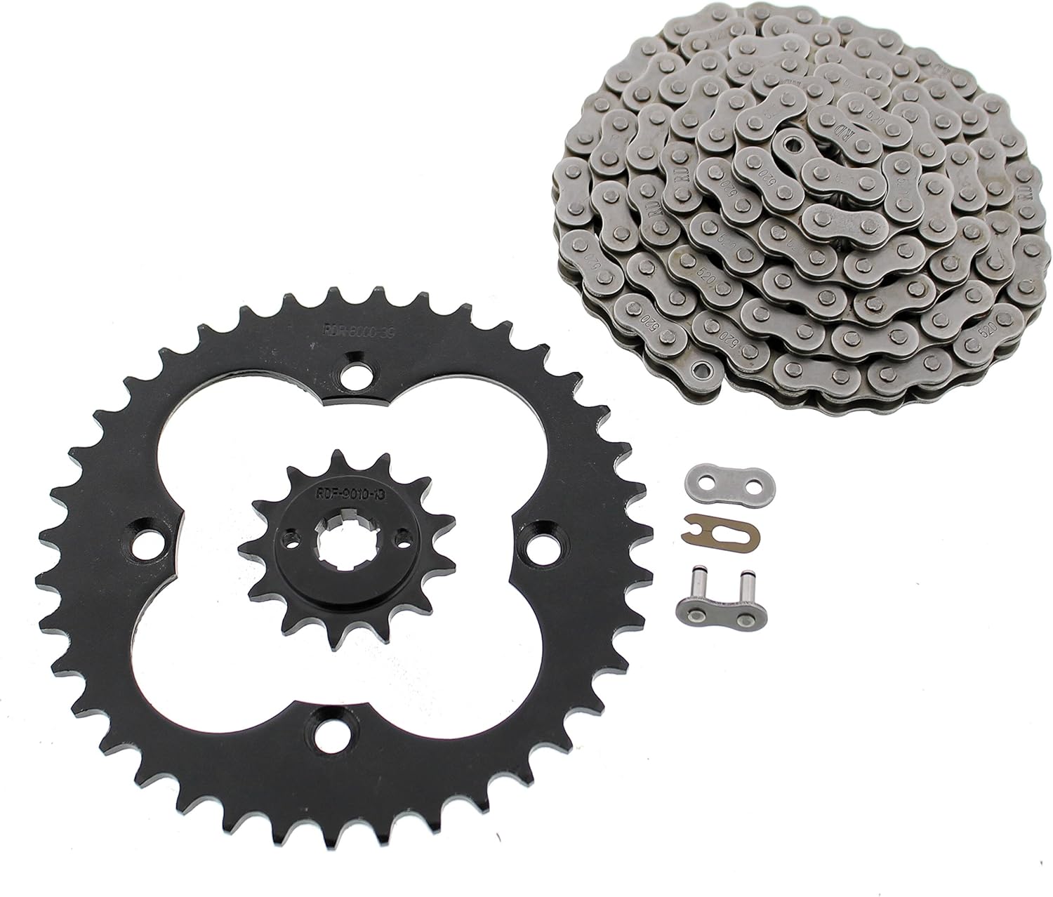 Fits Honda 400EX TRX400EX O Ring Chain and Sprocket Black 13/39 96L
