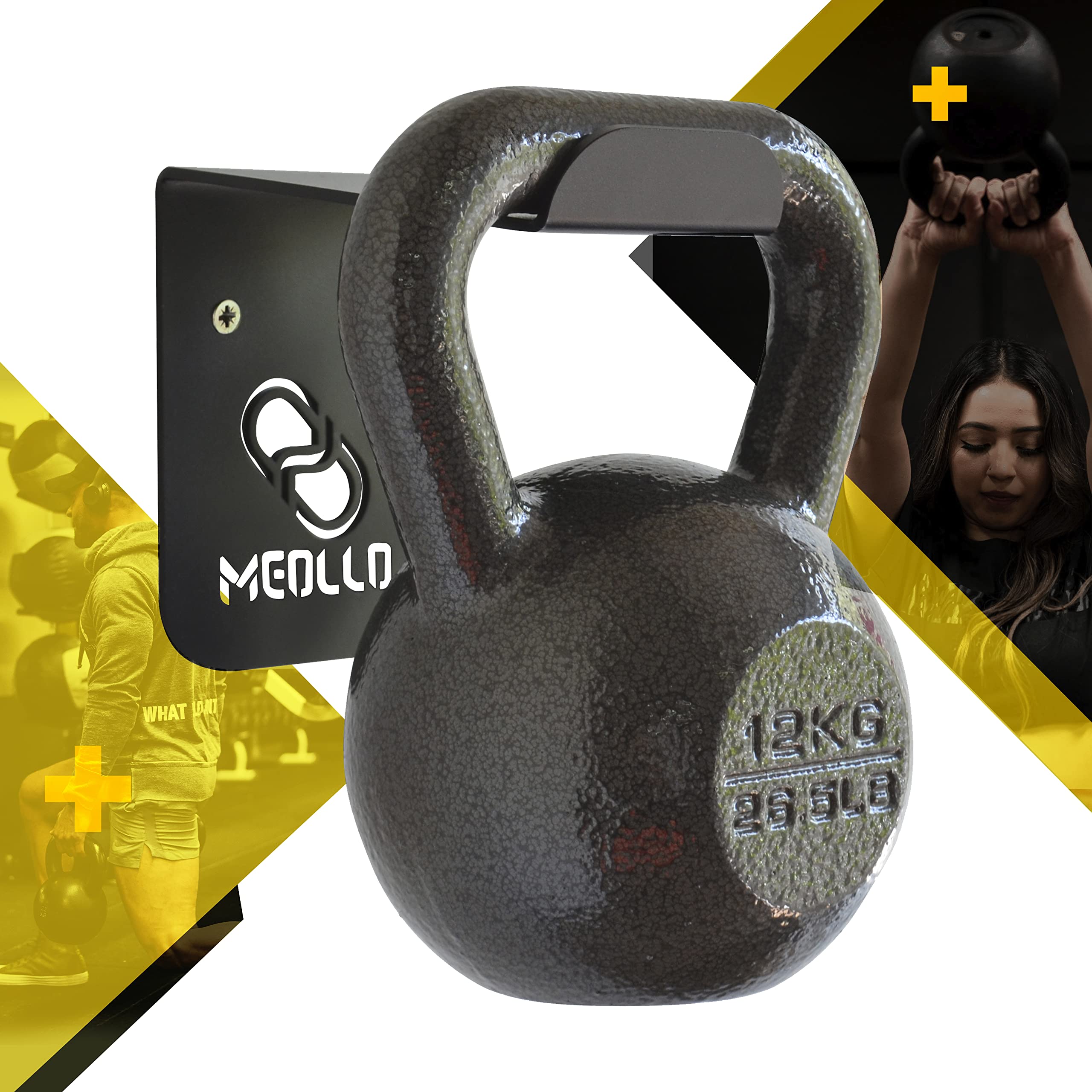 MEOLLO Kettlebell Kettlebell Stand - 100% Carbon Steel