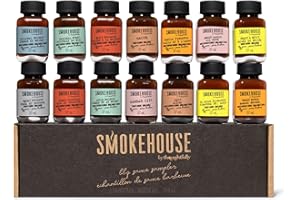 Smokehouse by Thoughtfully, Gourmet BBQ Sauce Sampler Variety Pack in Glass Bottles, Vegan and Vegetarian, Flavors Range from