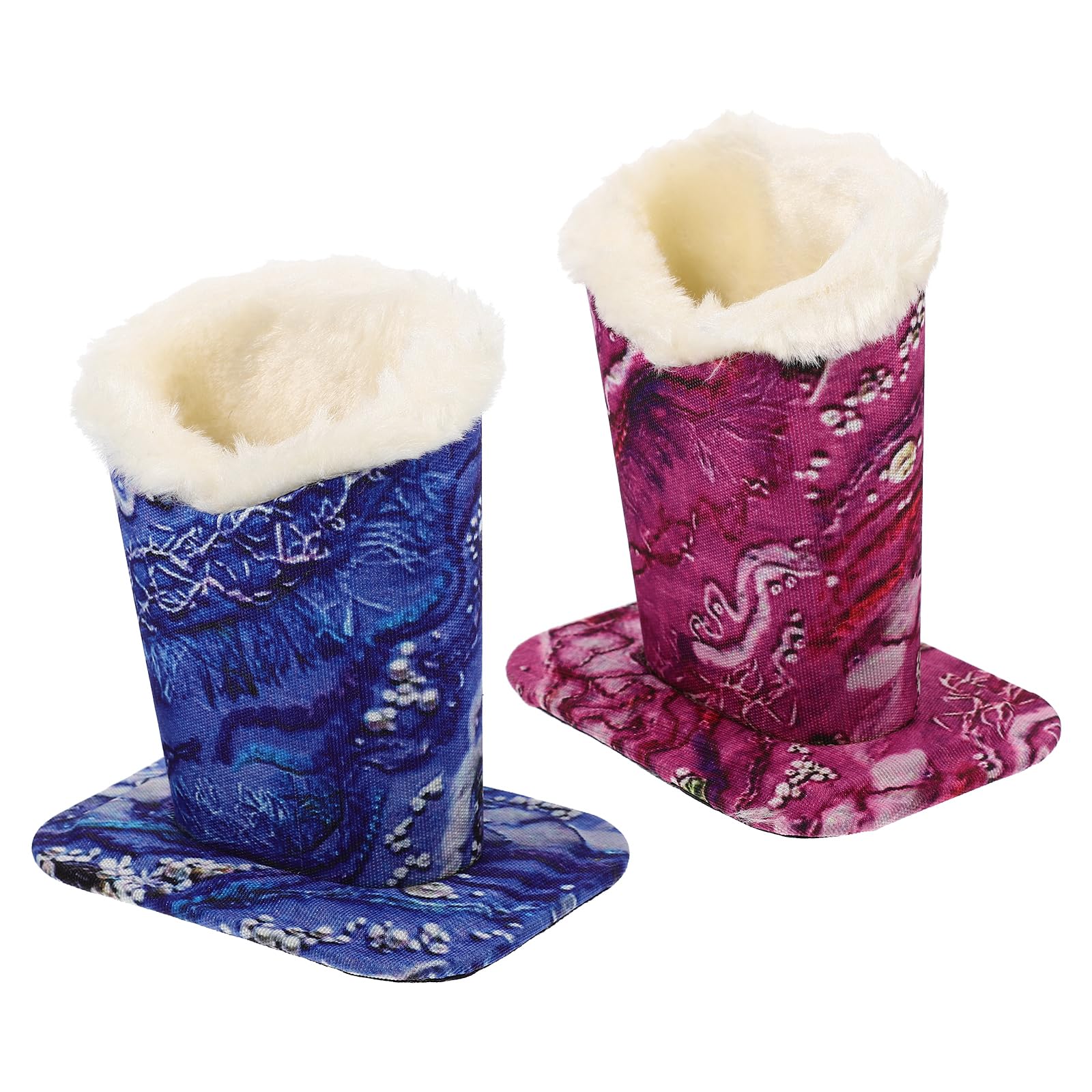 Cabilock Plush Eyeglasses Holder Stand for Bedside Table Soft Fabric Glasses Seat Organizer for Adult Spectacles Compact 3.15 X 1.5 Inch Display Rest for Home Use