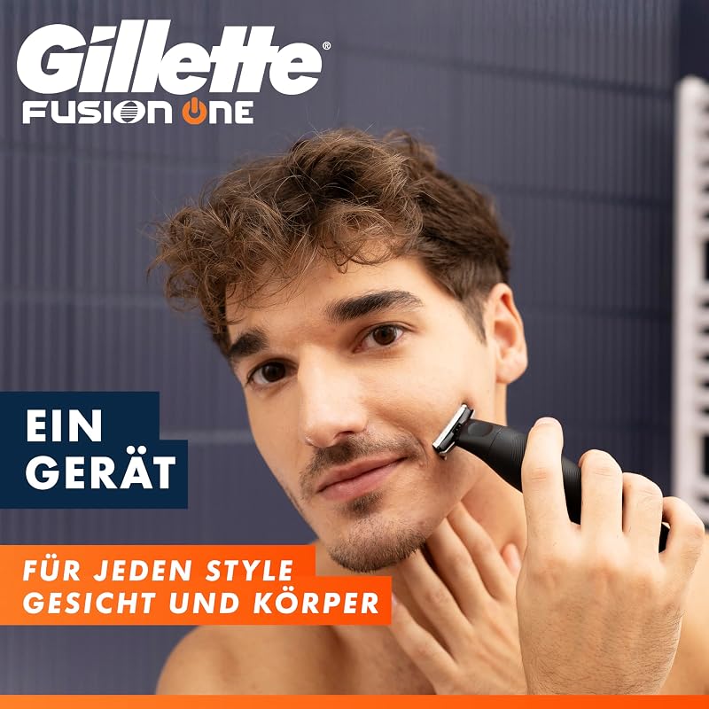 Fusion One Hybrid Rasierer Herren Elektrisch, Schwarz