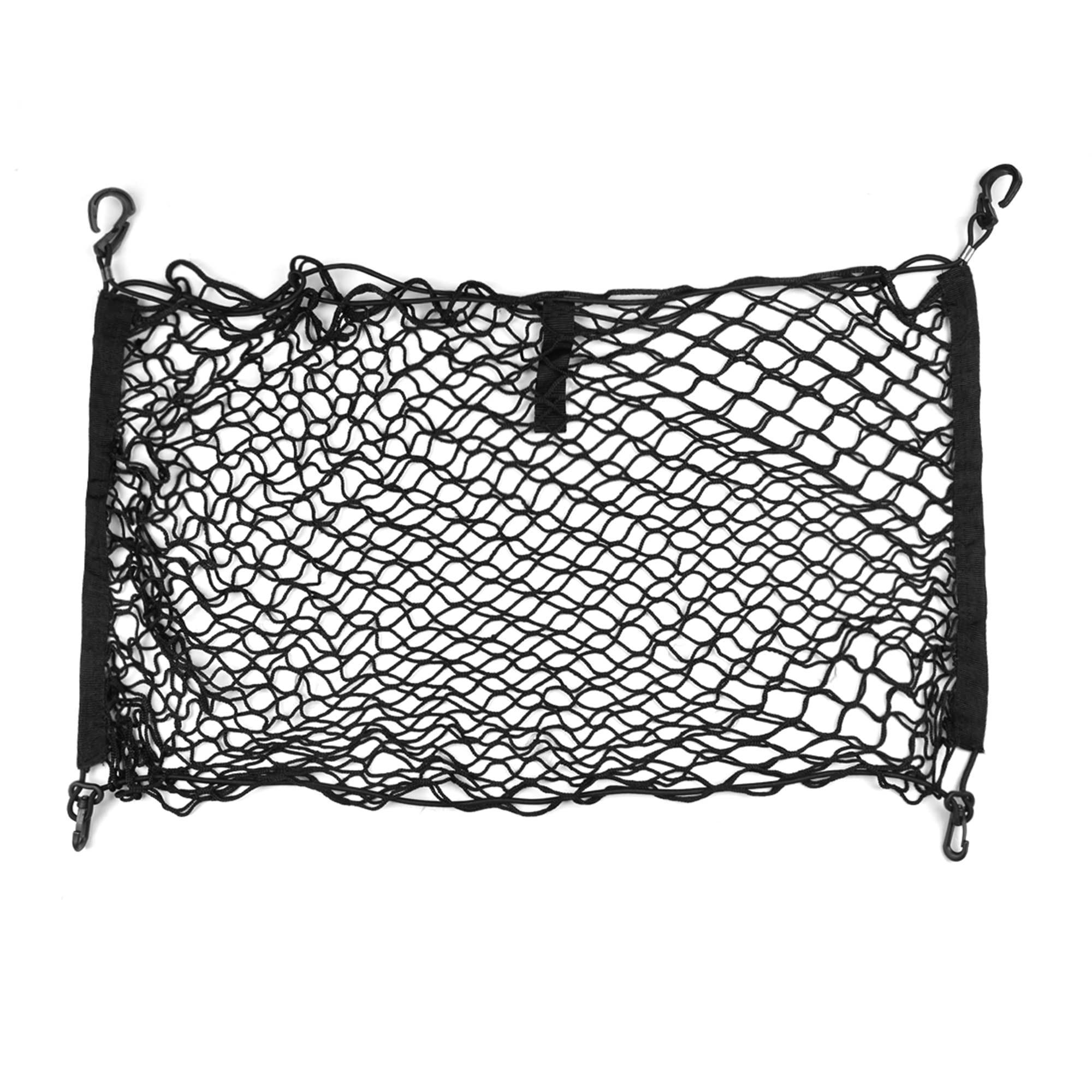 sourcing map Trunk Cargo Organizer Storage Net Luggage Elastic Mesh 80 x 40cm