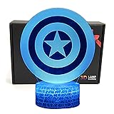 LED Superhero 3D Optical Illusion Smart 7 Colors