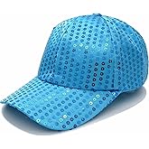 YeeHeen Sequins Baseball Cap Glitter Hat Shiny Hip Hop Hat