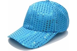 YeeHeen Sequins Baseball Cap Glitter Hat for Boy Girls Shiny Hip Hop Hat