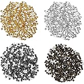 Tyqour 2000pcs Crimp Beads for Jewelry Making 2mm Crimping Beads Stopper Crimp Tubes for Jewelry Making DIY Bracelet Earring Necklace Pendant