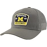Michigan Wolverines NCAA Officially Licensed Snapback Hat Big Rig Patch Gray Switchback